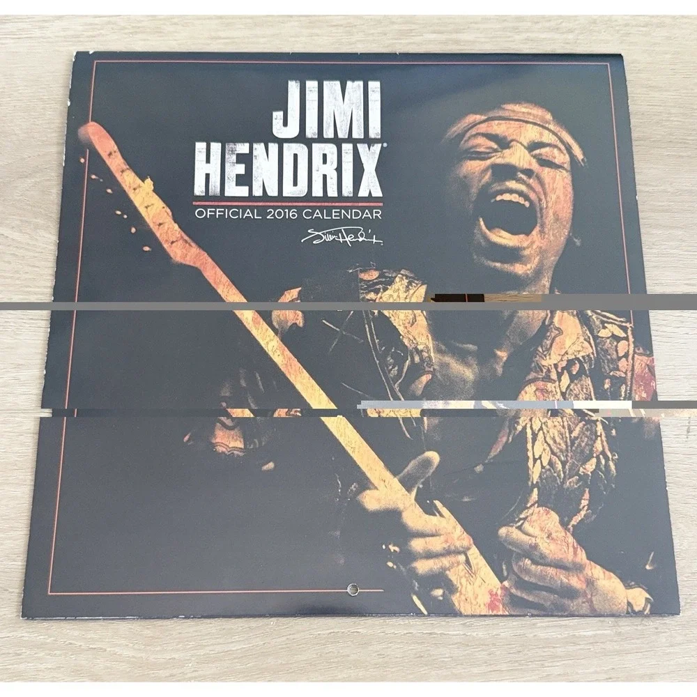 2016 Jimi Hendrix Wall Calendar by Authentic Hendrix LLC 11 x 17